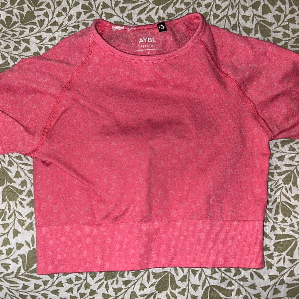 AYBL pink speckle gym set